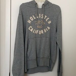 Gray Hollister hoodie